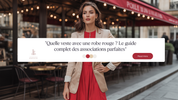Quelle Veste Avec Une Robe Rouge ? Le Guide Complet des Associations Parfaites