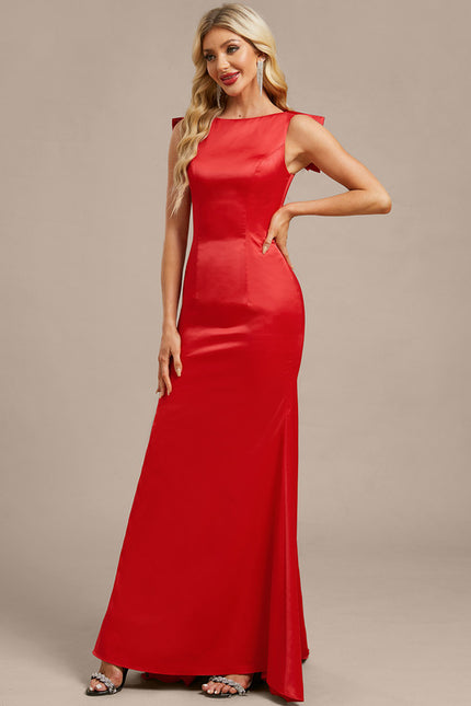 Robe Longue Rouge Moulante - gallery 2