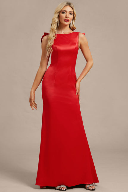 Robe Longue Rouge Moulante - gallery 4