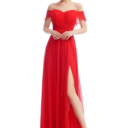 Robe De Demoiselle D'Honneur Rouge